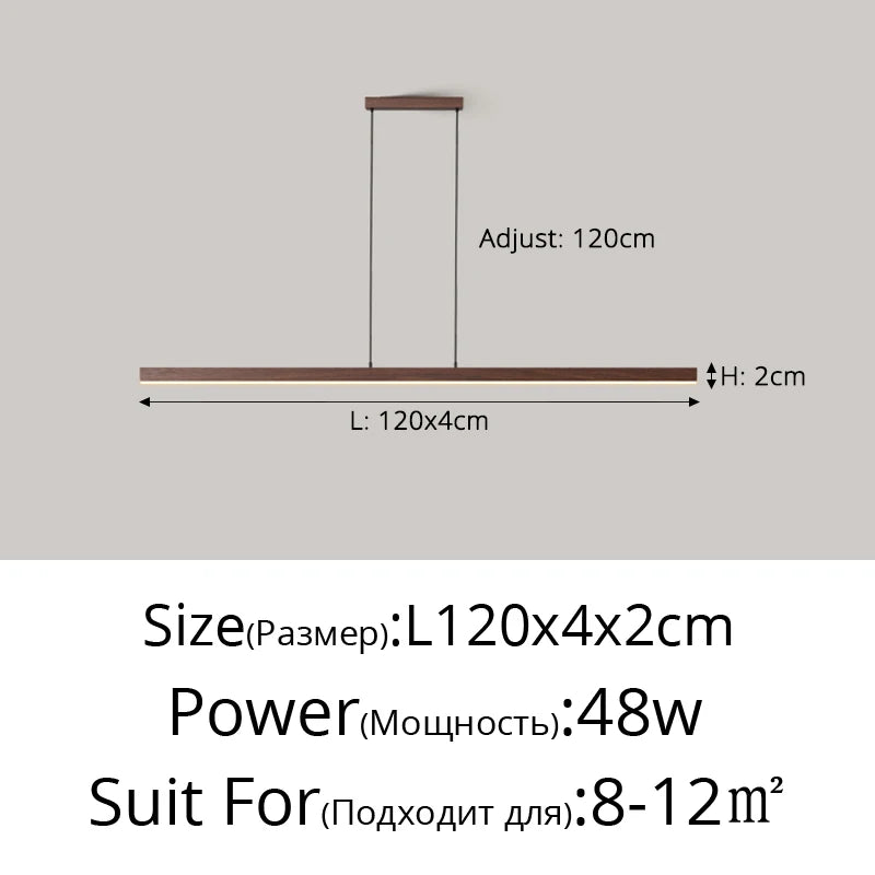 Linear LED Island Pendant