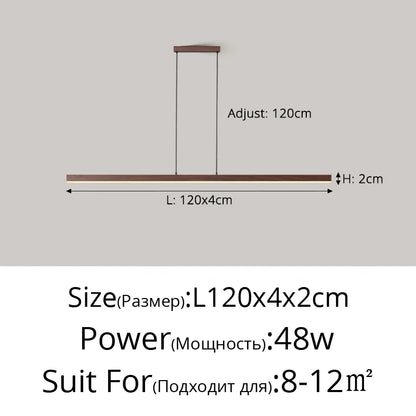 Linear LED Island Pendant