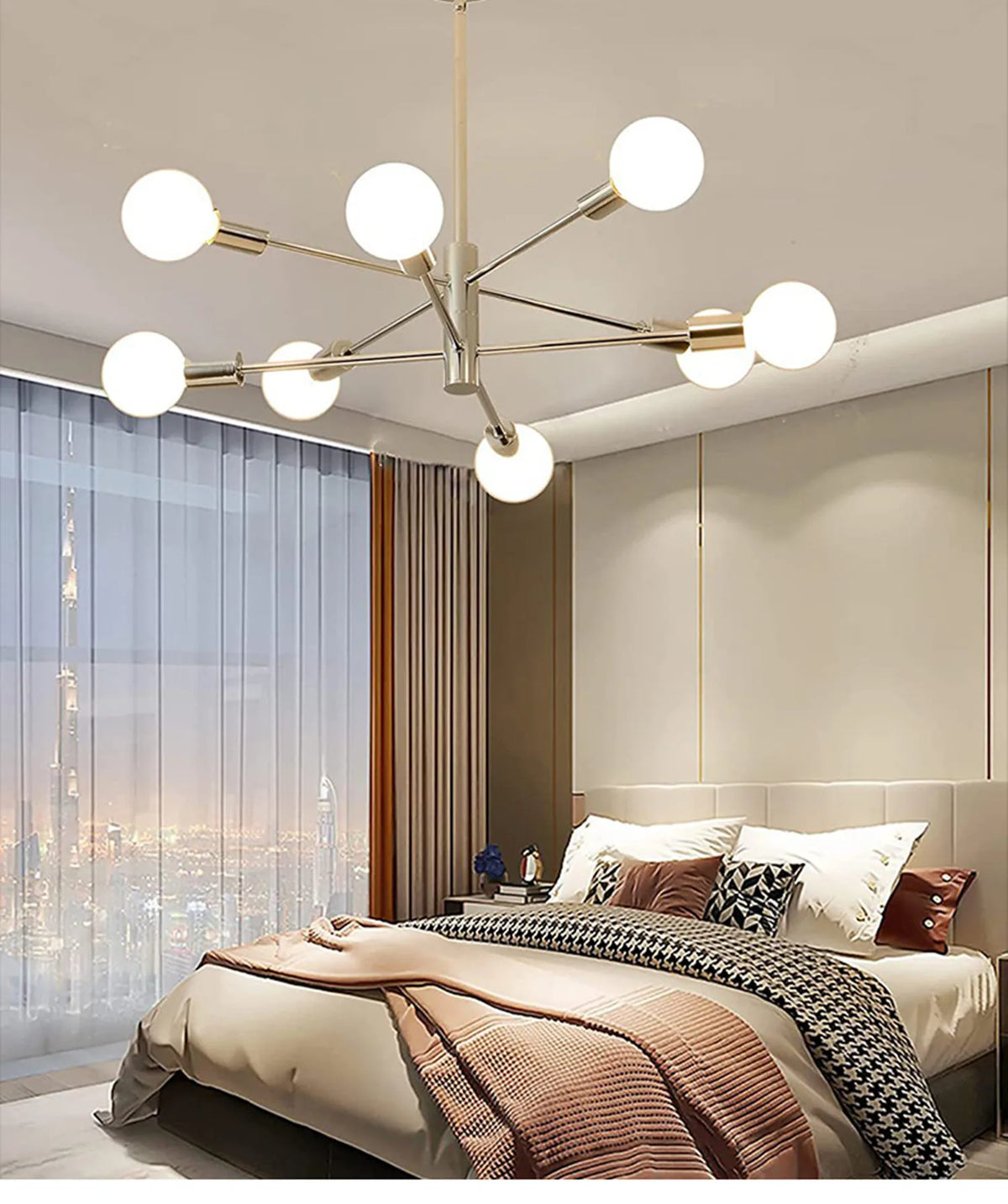 Modern Multi-Arm Chandelier