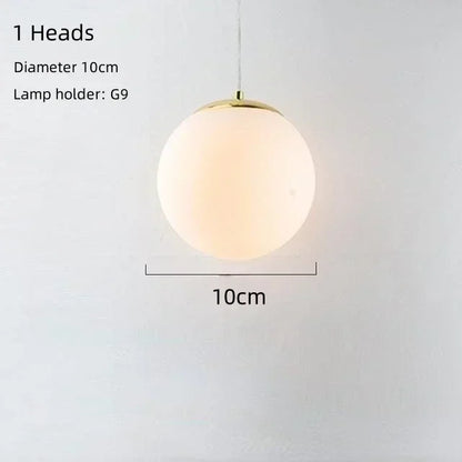 Modern 6-7 Heads Magic Bean Glass Chandelier