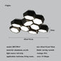 GeoGlow Dimmable LED Ceiling Lamp - Nordic Chic