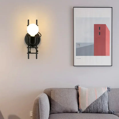 ClimbBright: Modern Wall Sconce for Creative Spaces