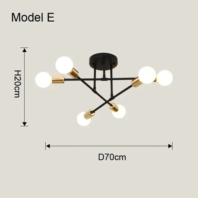 Nordic Iron Pendant Light