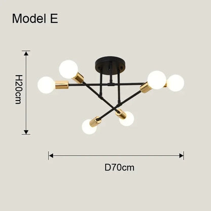 Nordic Iron Pendant Light