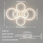 GlowRing: Dimmable LED Ceiling Chandelier