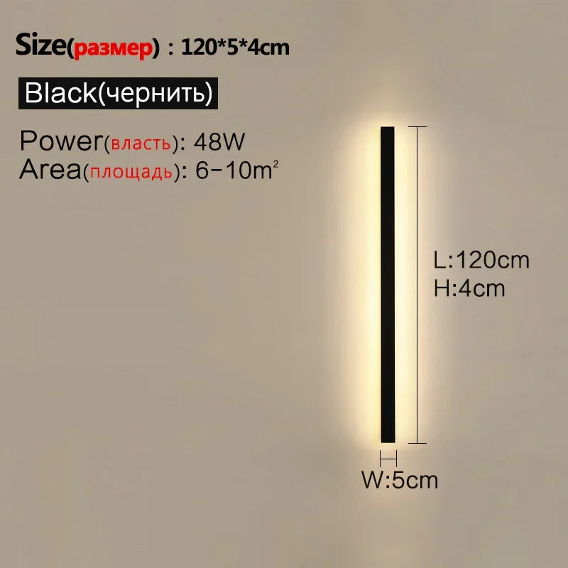 Nordic Waterproof LED Wall Sconce - Patio Light