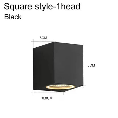 Double Head Outdoor Wall Light