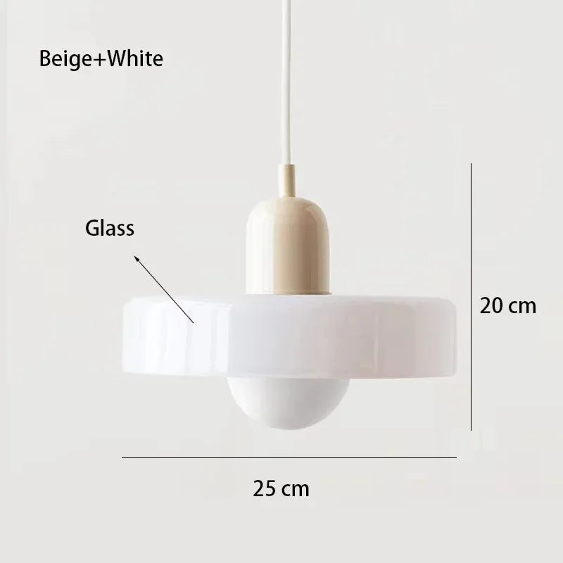 Nordic Retro Glass Pendant
