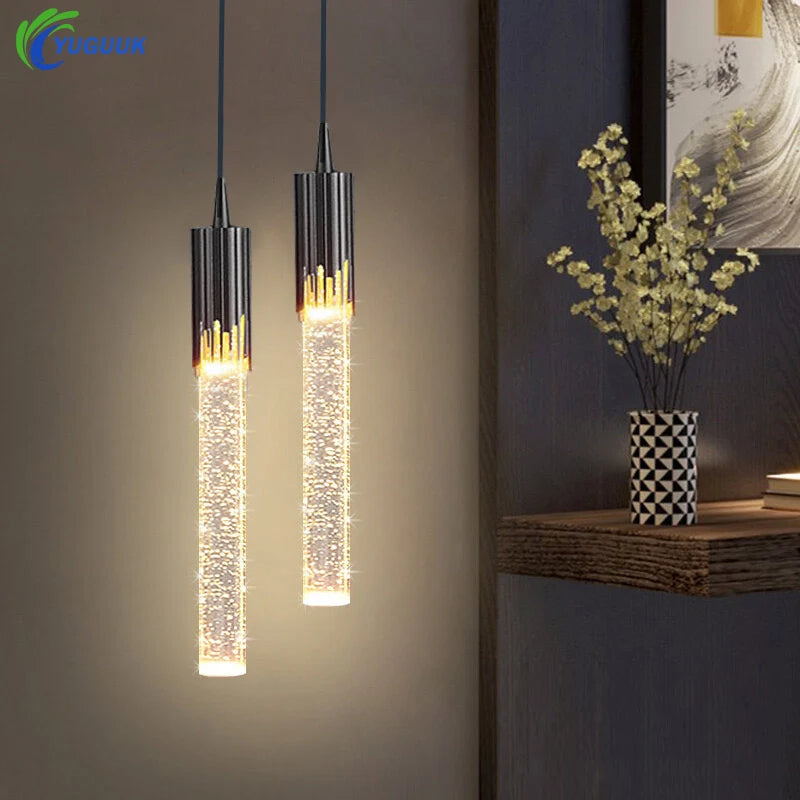 Crystal Rod LED Pendant