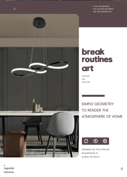 Linear LED Kitchen Island Pendant