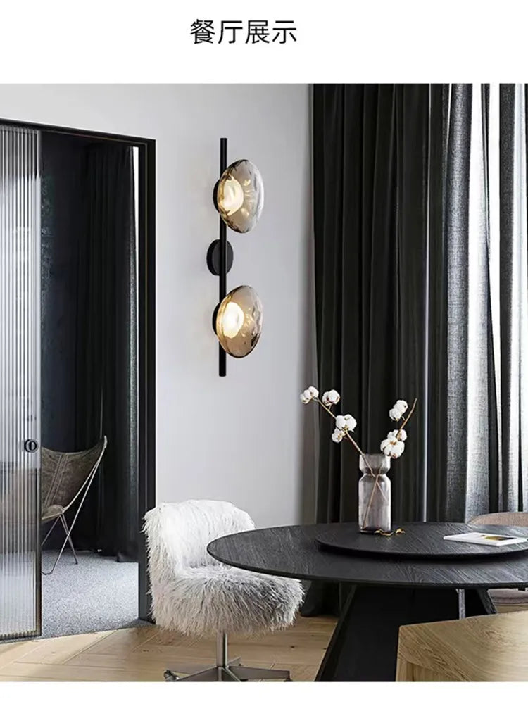 Glass Glow Sconce - Modern LED Wall Light