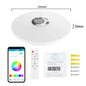 Smart Dimmable LED Round Ceiling Light Fixture