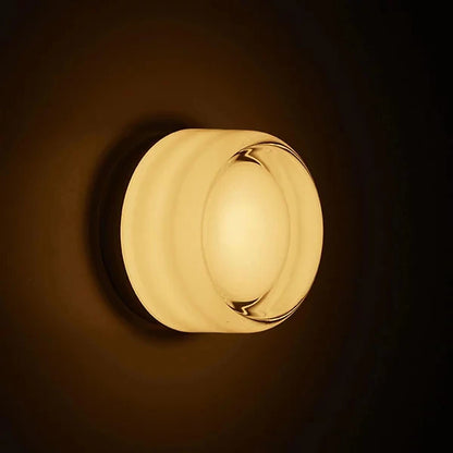 Round Glass LED Wall Sconce
