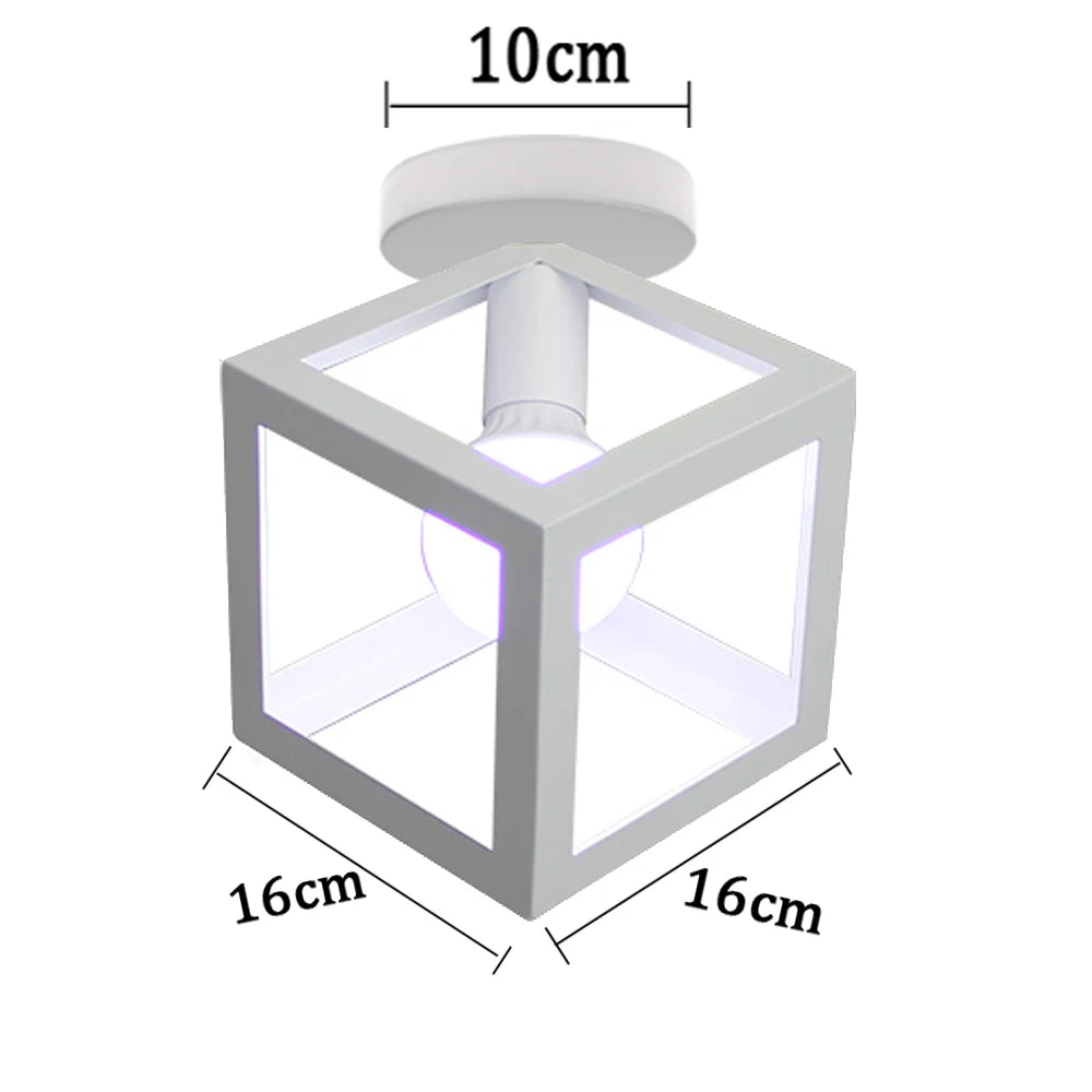 Retro Loft LED Ceiling Lamp - Vintage Charm