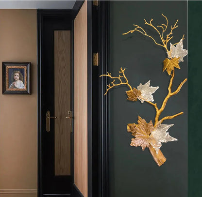 Leafy Glow Wall Sconce