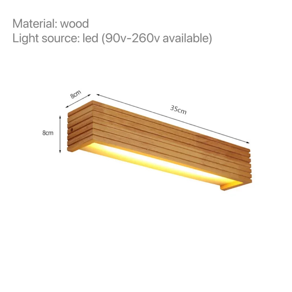 Wooden Glow Sconce for Modern Decor