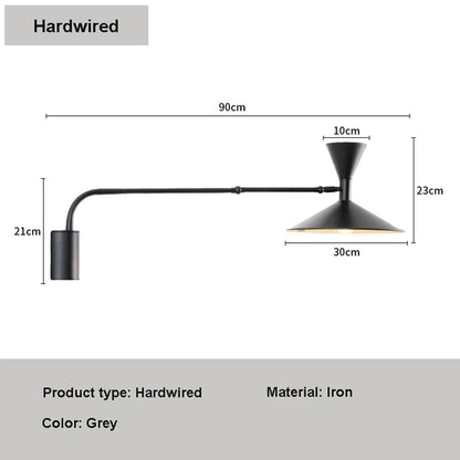 Nordic Glow: Adjustable LED Wall Lamp