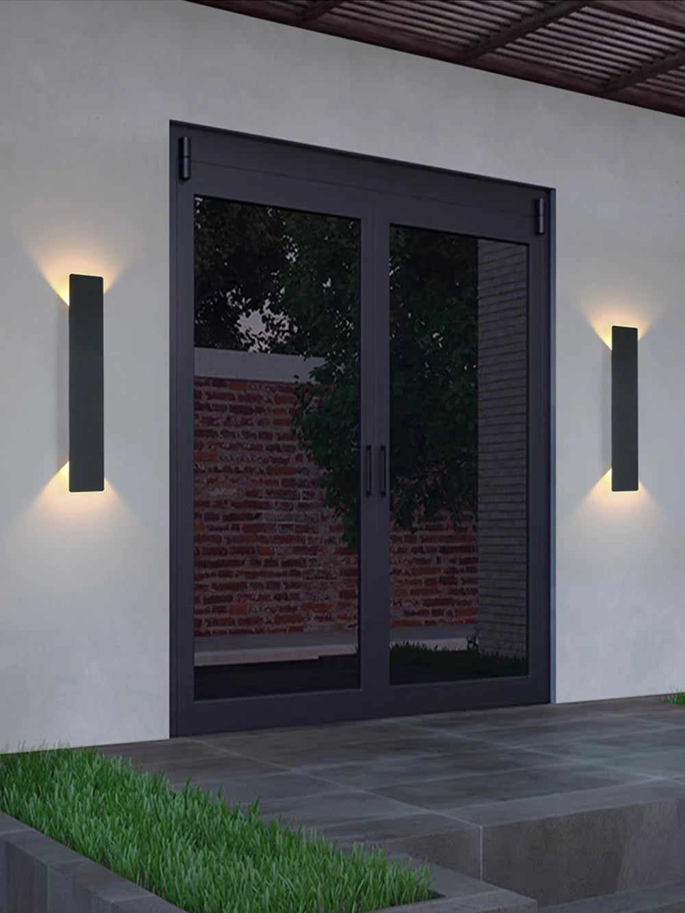 AquaGlow LED Outdoor Wall Lamp