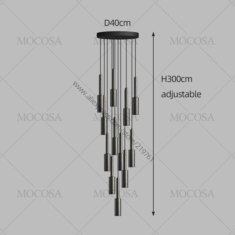 Loft Nordic Stair Chandelier