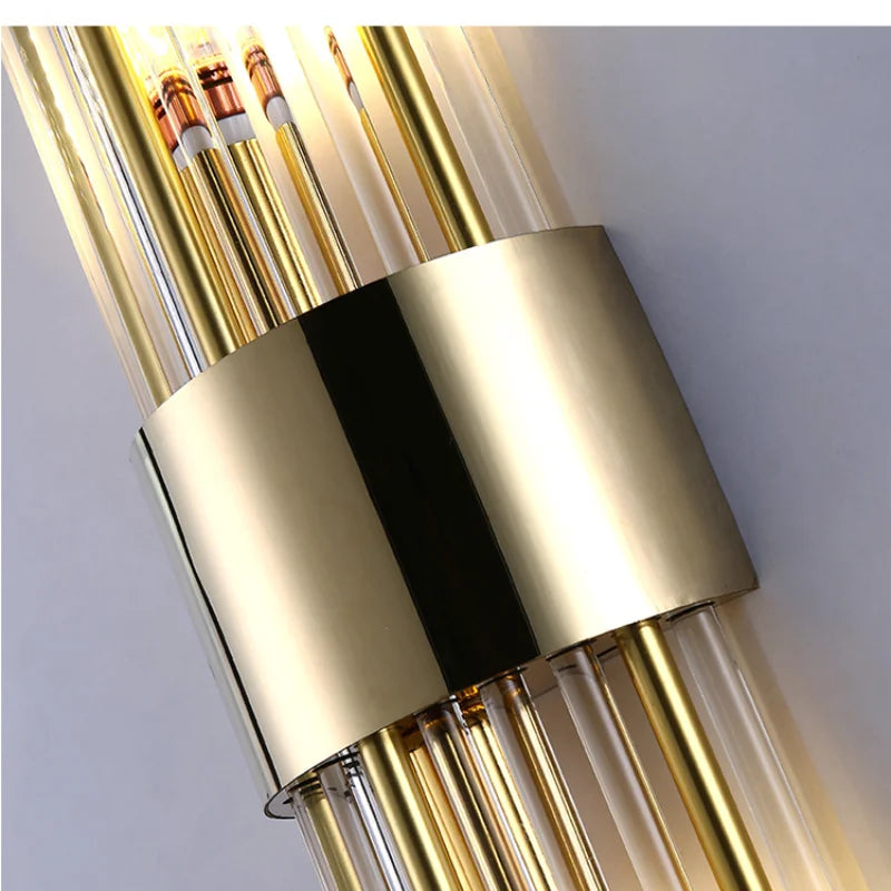 Crystal Bedside Wall Lamp