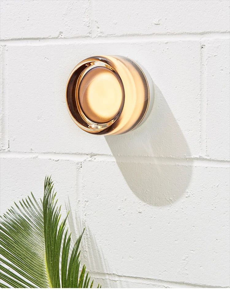 Round Glass LED Wall Sconce