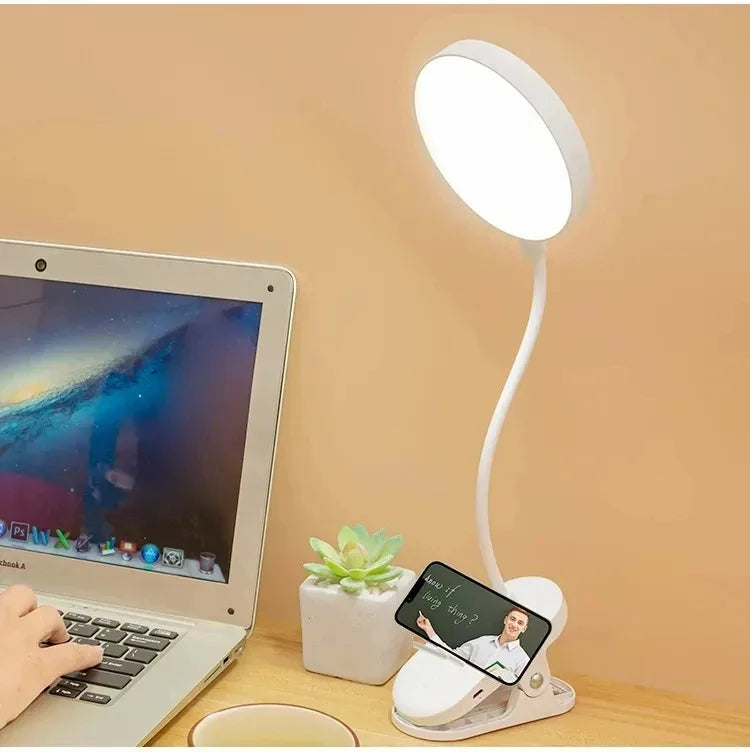 Clip-On Rechargeable Desk Lamp