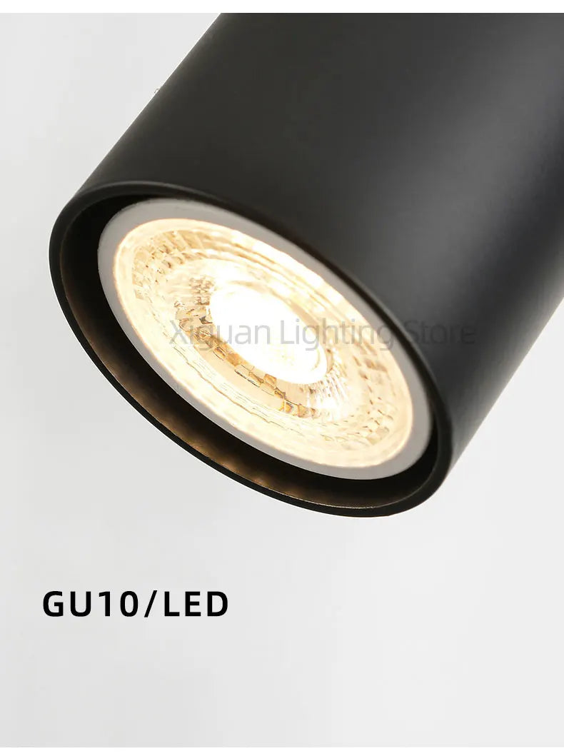 Nordic Glow: Minimalist LED Spotlights Chandelier