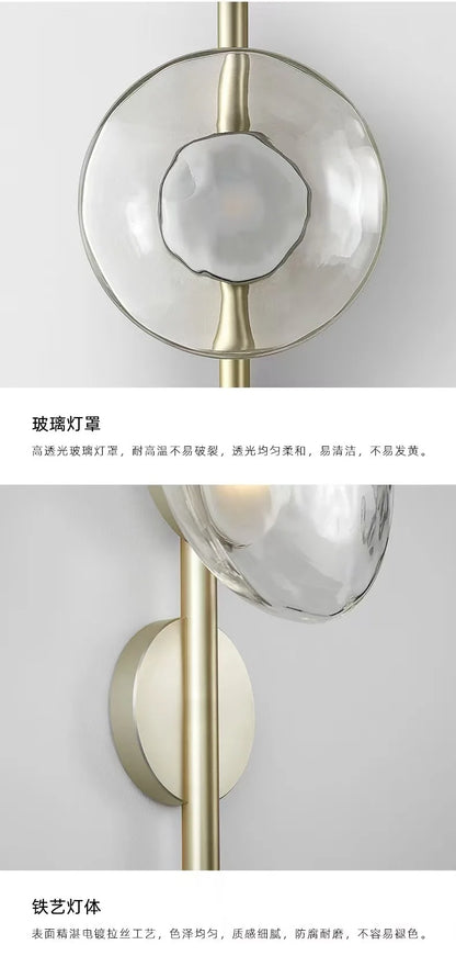 Glass Glow Sconce - Modern LED Wall Light