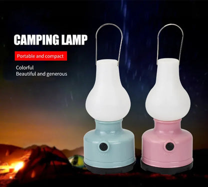 All-Weather CampGlow: 2-Mode Portable Lantern