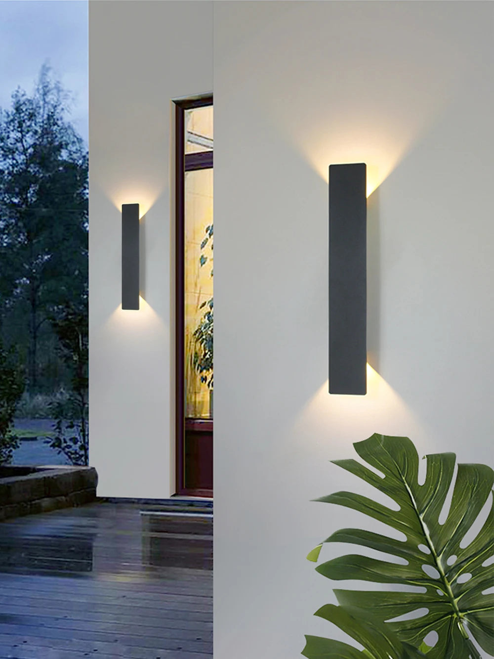 AquaGlow LED Outdoor Wall Lamp