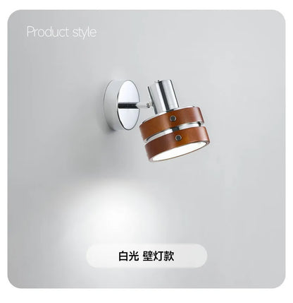 Retro Walnut Wall Sconces