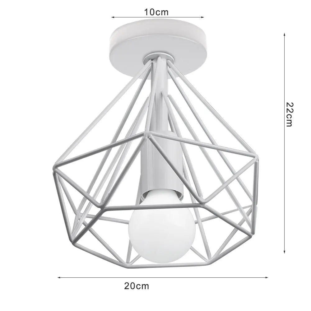 Retro Loft LED Ceiling Lamp - Vintage Charm