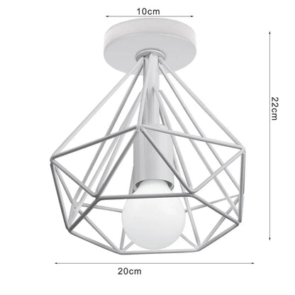 Retro Loft LED Ceiling Lamp - Vintage Charm