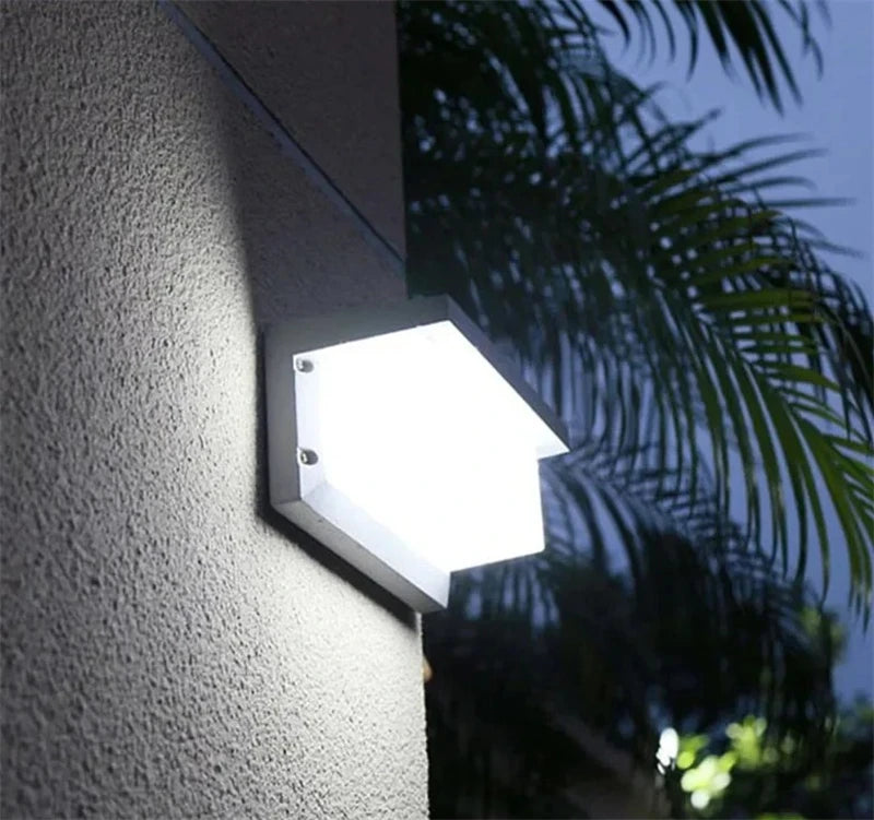 Modern Black LED Outdoor Wall Sconce
