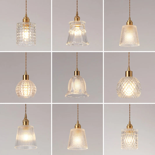 STOEX Glass Lampshade Pendant Light