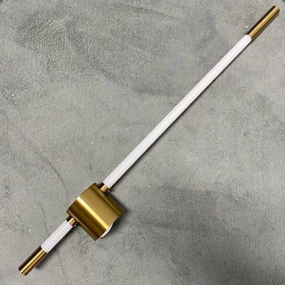 Elegant LED Wall Sconce: Modern Black & Gold