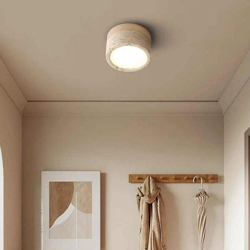 Travertine Wall and Ceiling Light