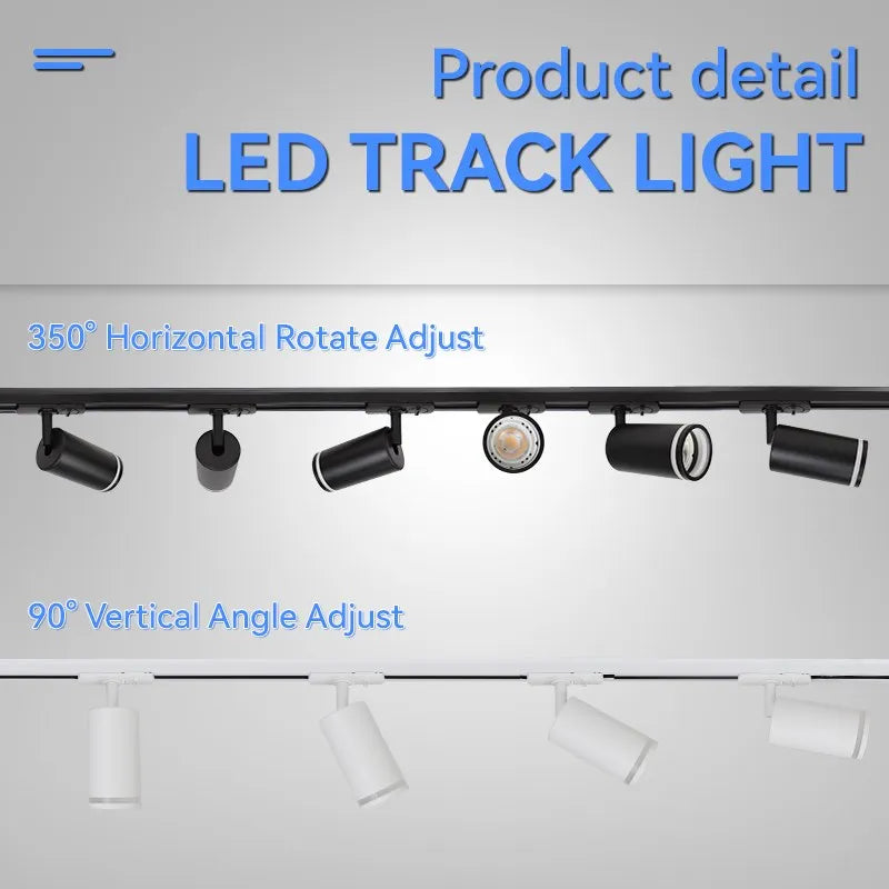 Track Light Fixture Set Led Rail Lighting