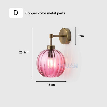 Amber Smoke Wall Sconces