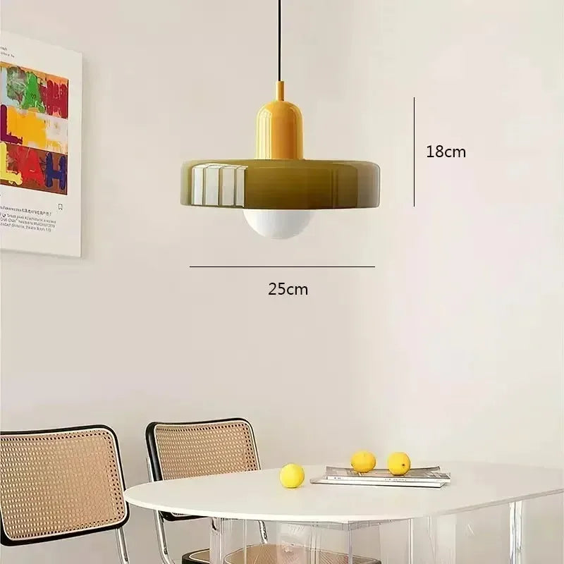 Nordic Retro Glass Pendant