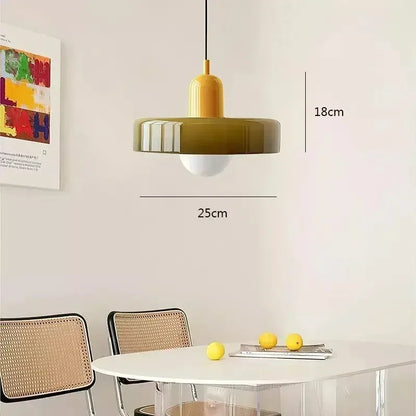 Nordic Retro Glass Pendant
