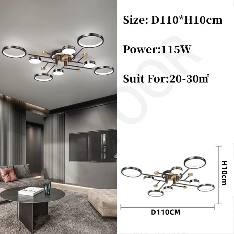 Nordic Luxe LED Pendant Light Fixture