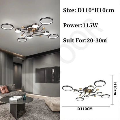 Nordic Luxe LED Pendant Light Fixture