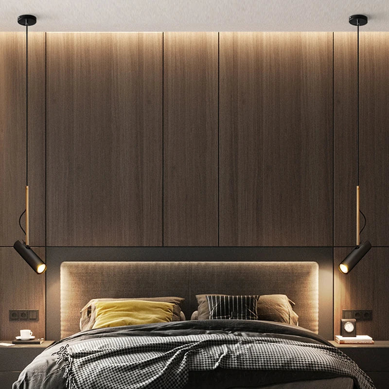 Nordic Glow: Minimalist LED Spotlights Chandelier