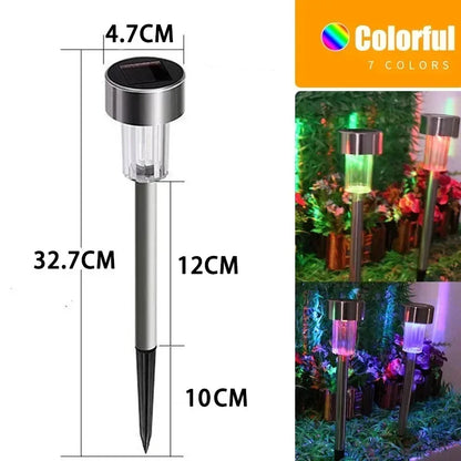 GlowPath Solar Garden Lights - Waterproof LED Elegance