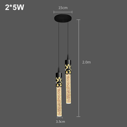 Crystal Rod LED Pendant