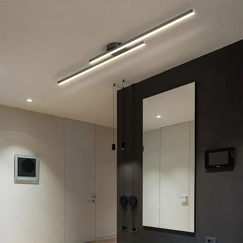 AluGlow Modern LED Ceiling Lamp - Stylish Indoor Light