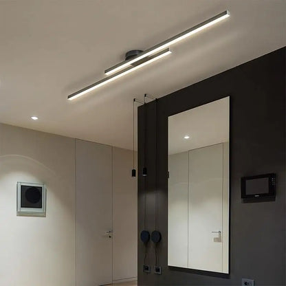 AluGlow Modern LED Ceiling Lamp - Stylish Indoor Light