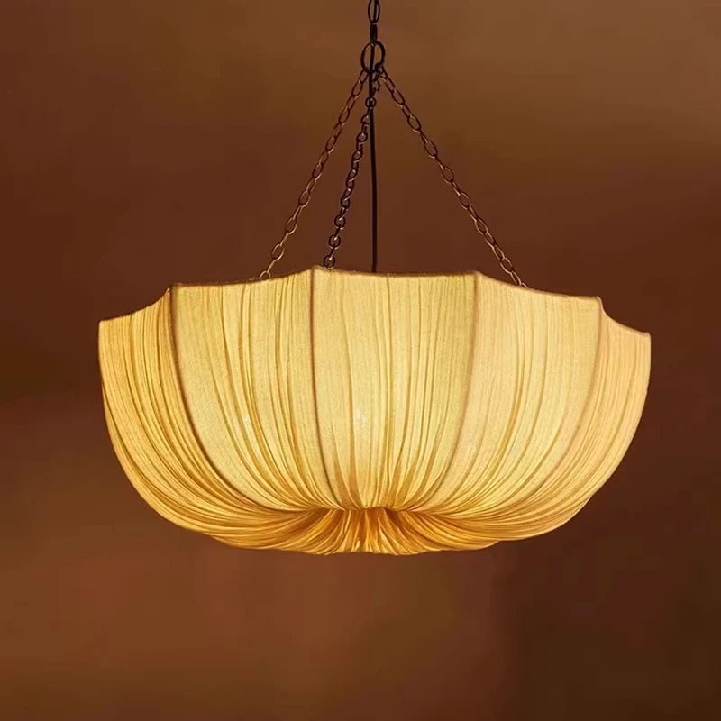 Wabi-Sabi Fabric Chandelier