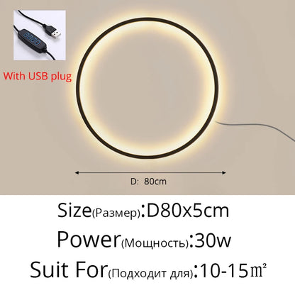 Circle Glow Wall Lights